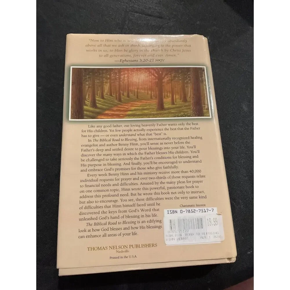 The Biblical Road to Blessing Benny‎ Hinn 1997 Hardcover Christian Faith
